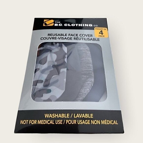 Face Cover/Masks Reusable 4 pack NWT - Picture 1 of 3